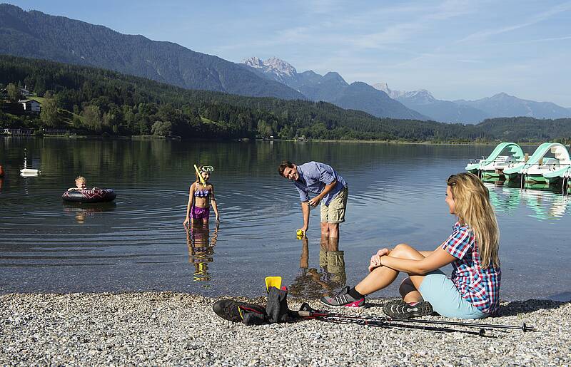 Fischen am Pressegger See