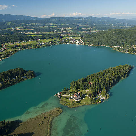 Blick auf den Faaker See