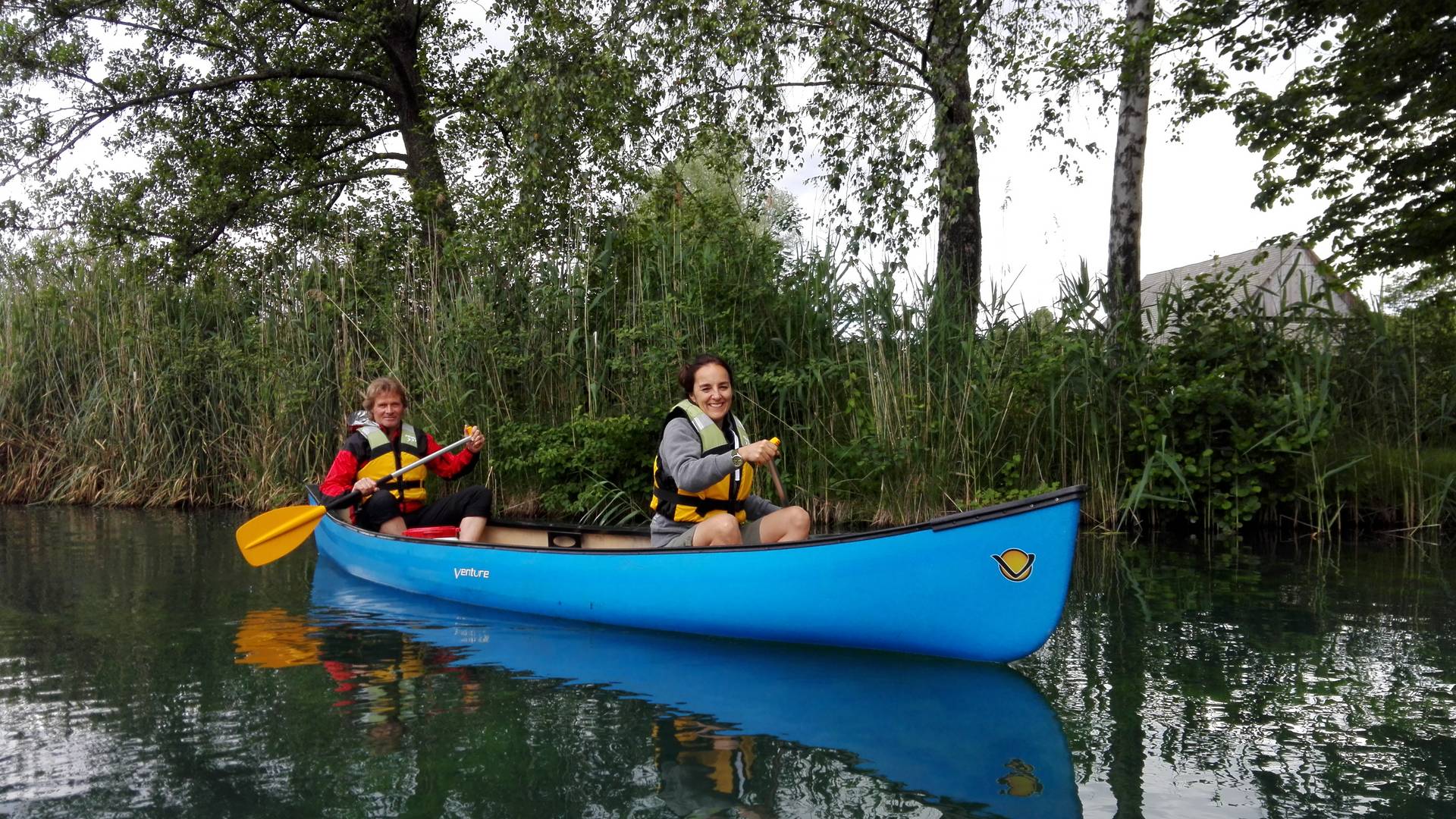 Campingurlaub Ute Zaworka, mit dem Kajak am Faaker See