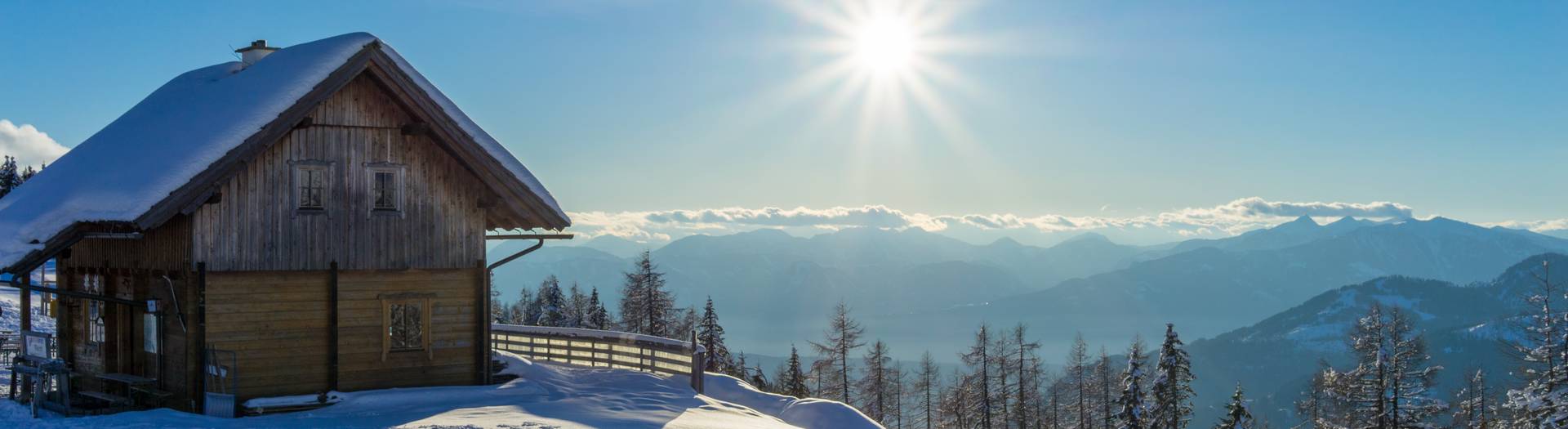 Winter in den Nockbergen auf der Nockalm