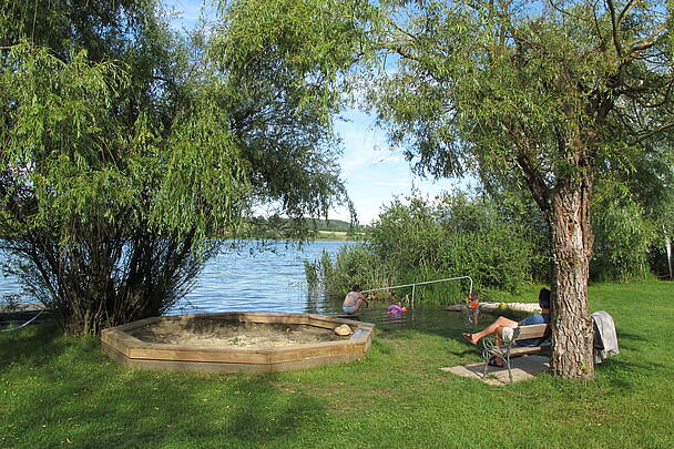 Campingurlaub Ute Zaworka, Der Turnersee ist Natura 2000 Schutzgebiet