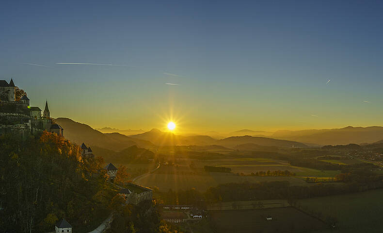 Burg Hochosterwitz im Sonnenlicht