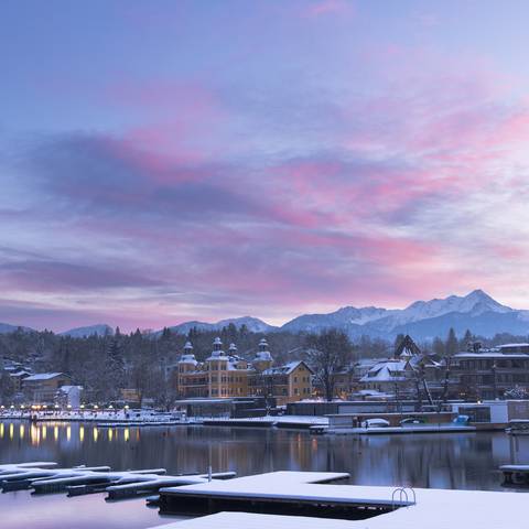 Velden am Woerthersee Winteridylle