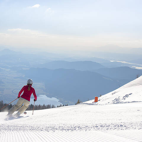 Sonnenskilauf auf der Gerlitzen Alpe