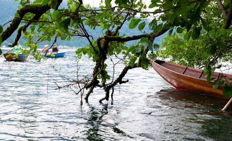 <p>Urlaub zu zweit am Millstätter See, Biwak am Campingplatz; Sabrina Schütt, Buchtenwandern</p>