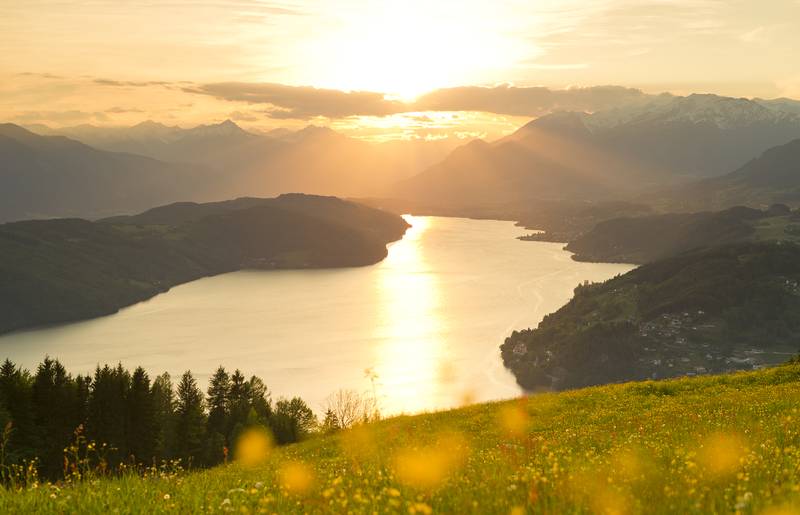 Frühlingsabend am Millstätter See