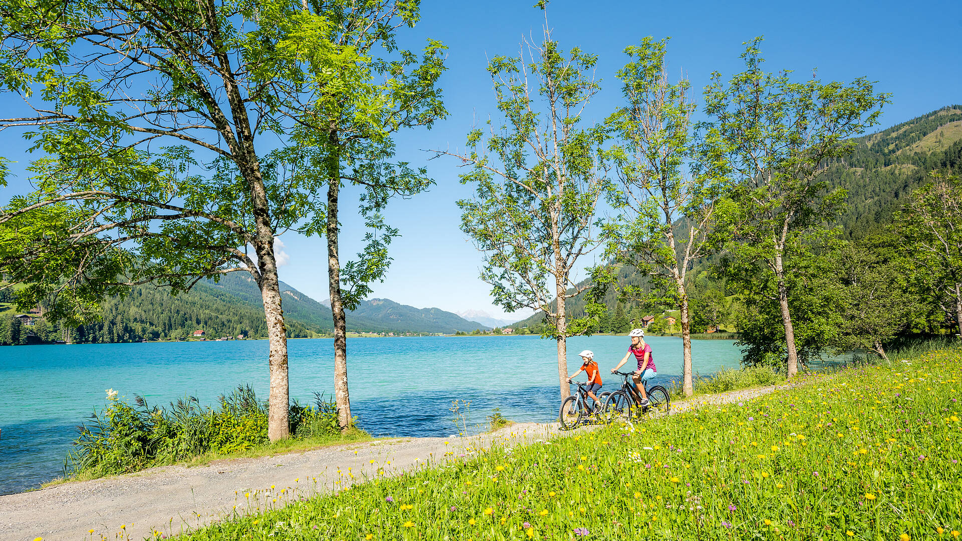 Weissensee Sommer Radfahren