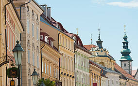 Klagenfurt Altstadt Fassaden