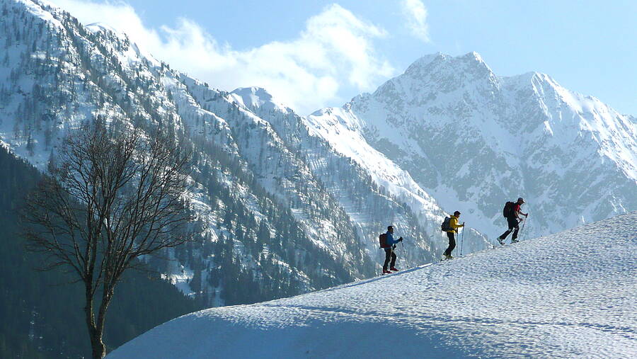 Skitour im Lesachtal in der Naturarena Kärnten