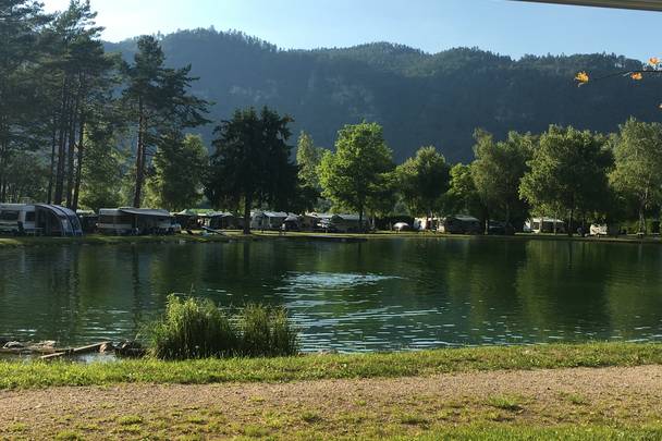 <p>Urlaub im Wohnmobil von Ute Zaworka, Camping Rosental Rož</p>