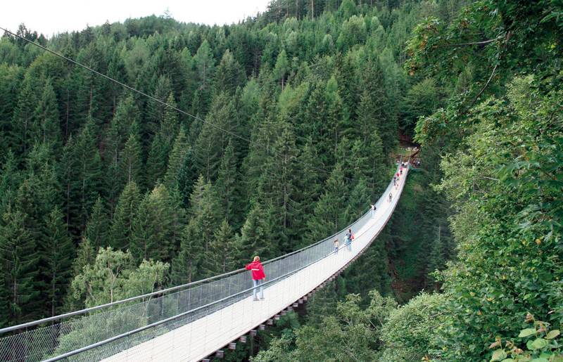 Hängebrücke, Ausflugsziel in Kärnten