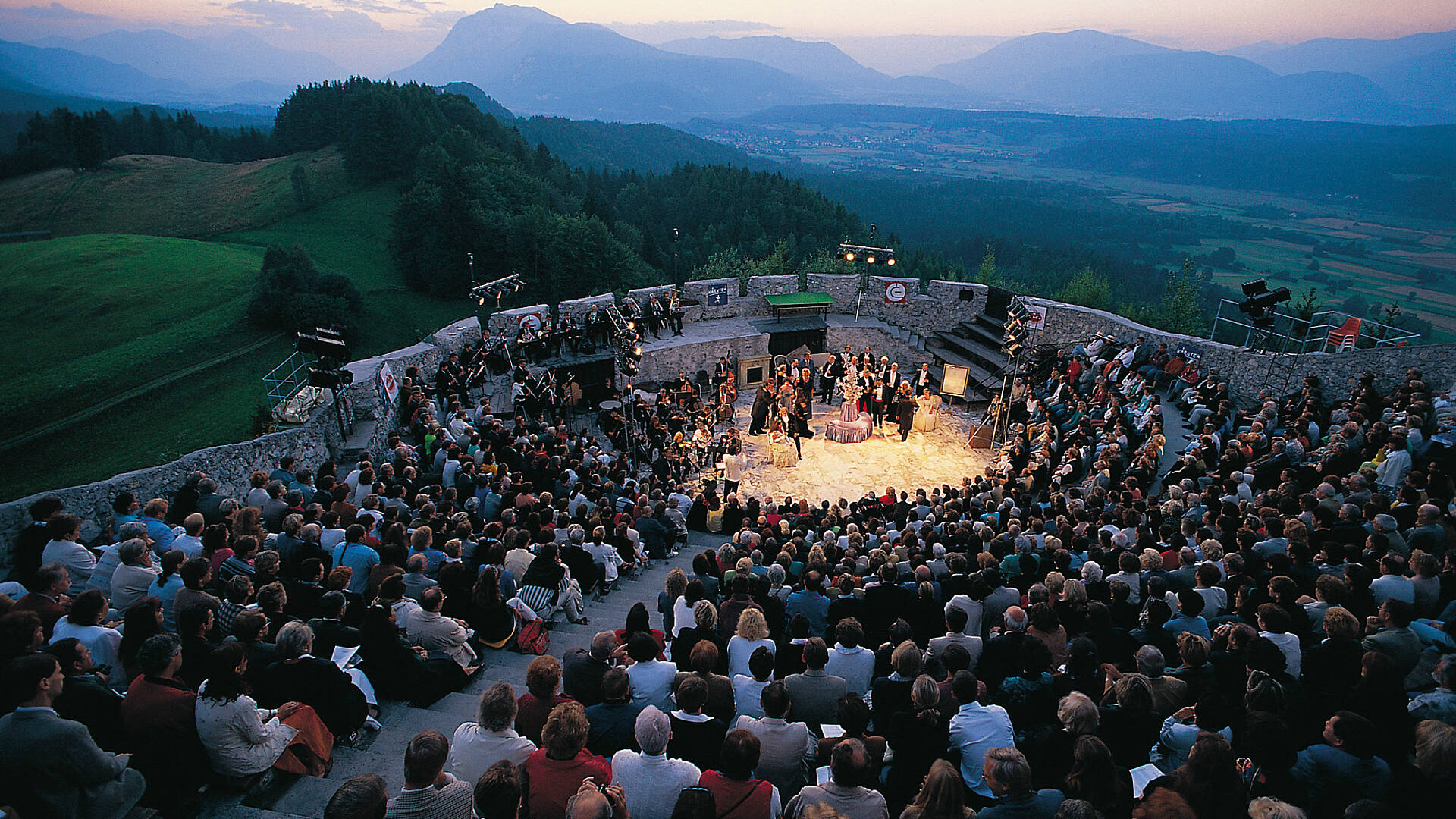 Burgruine Finkenstein in der Region Villach