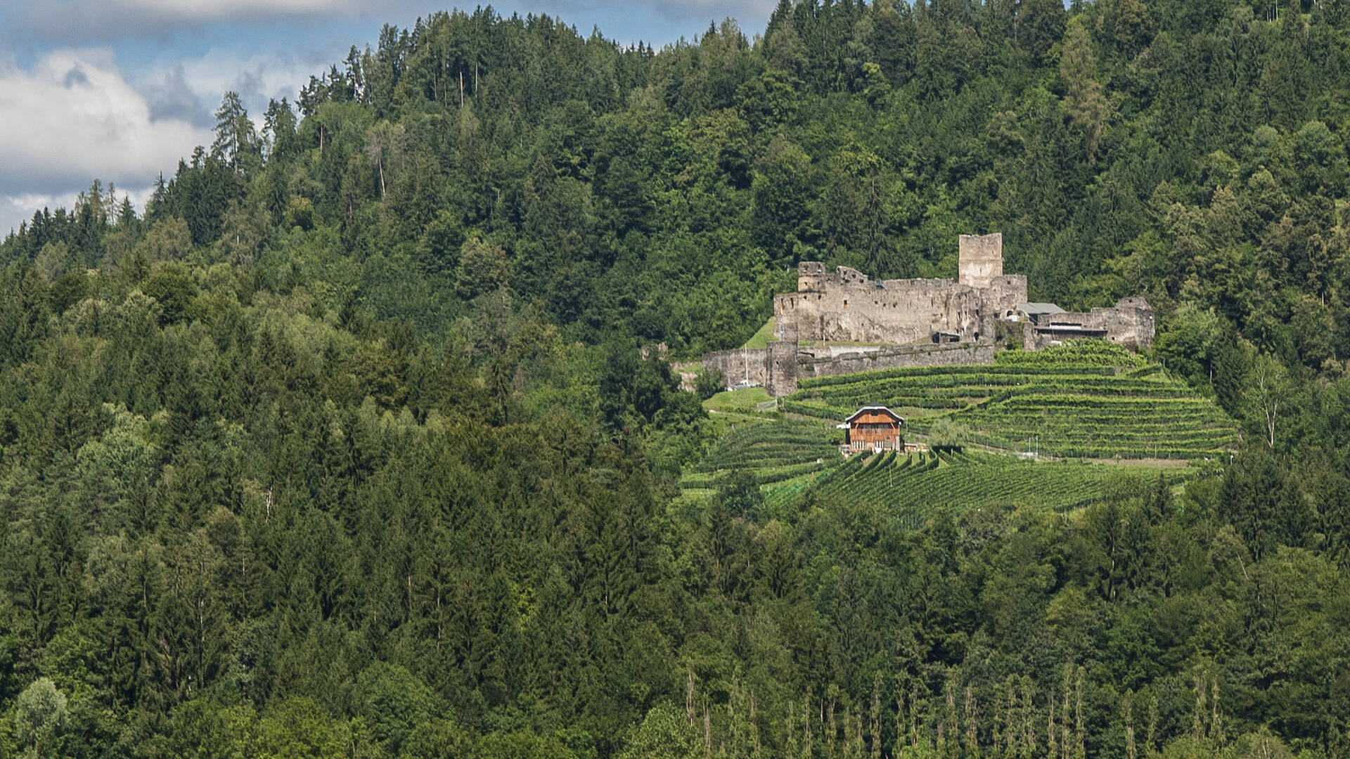Burg Glanegg in Mittelkärnten
