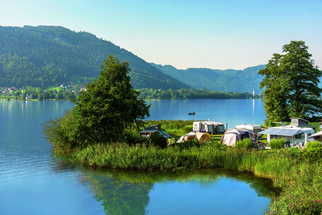 <p>Camping in Kärnten, Seecamping Hoffmann</p>