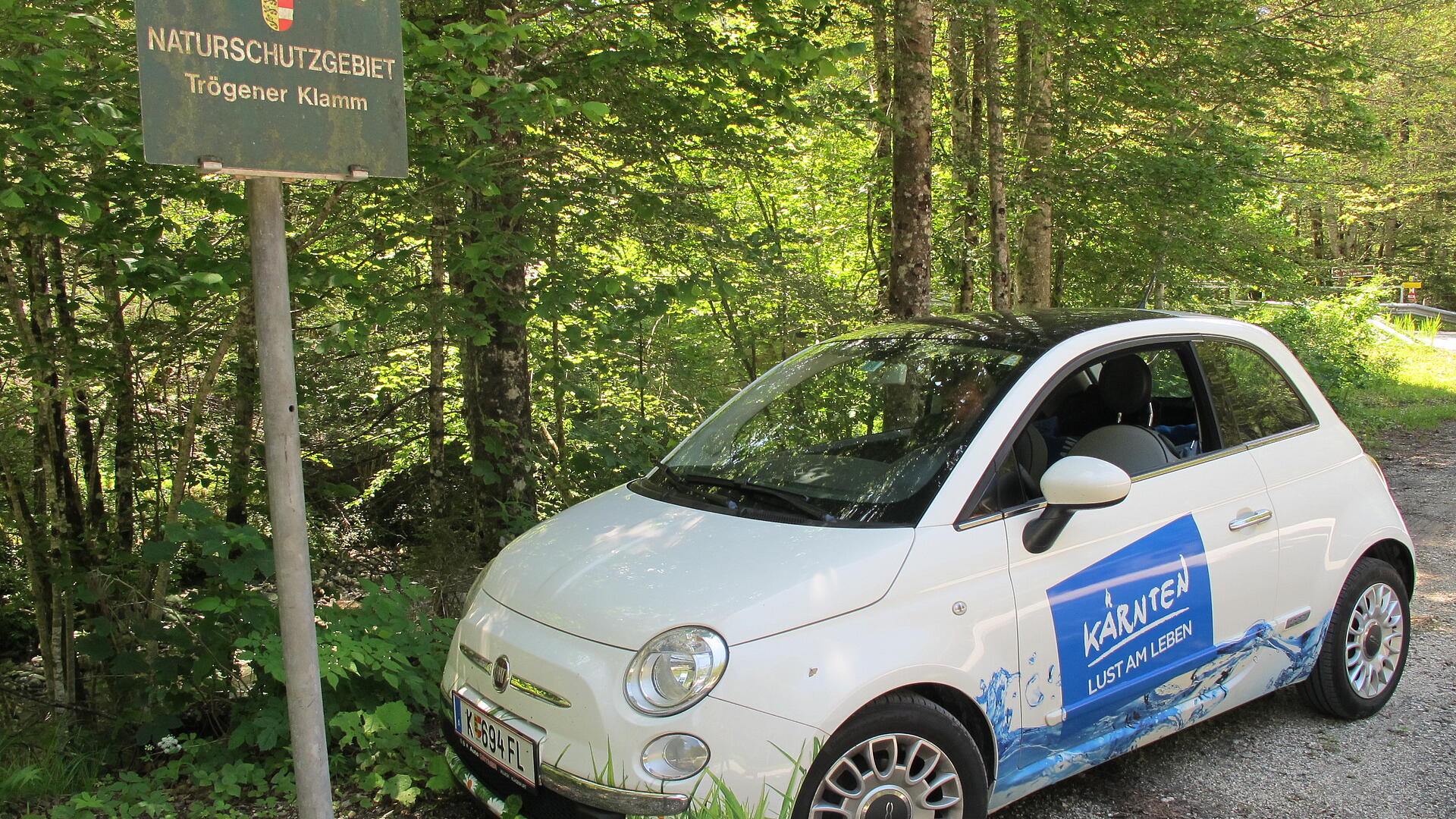 Campingurlaub Ute Zaworka, die Trögerner Klamm