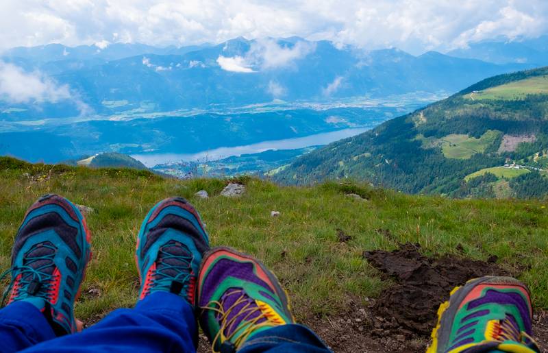 <p>Urlaub zu zweit am Millstätter See, Biwak am Campingplatz; Sabrina Schütt, Weg der Liebe</p>