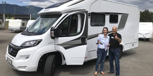 Urlaub im Wohnmobil von Ute Zaworka, Camping Falle in Villach, Herr Mabrouk