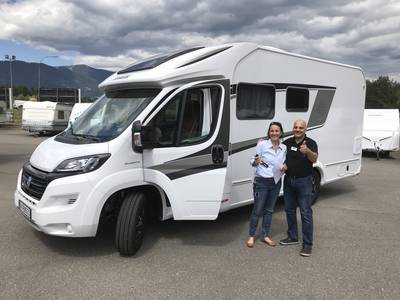 Urlaub im Wohnmobil von Ute Zaworka, Camping Falle in Villach, Herr Mabrouk