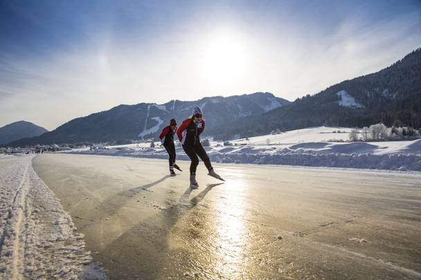 Weissensee - Eislaufen