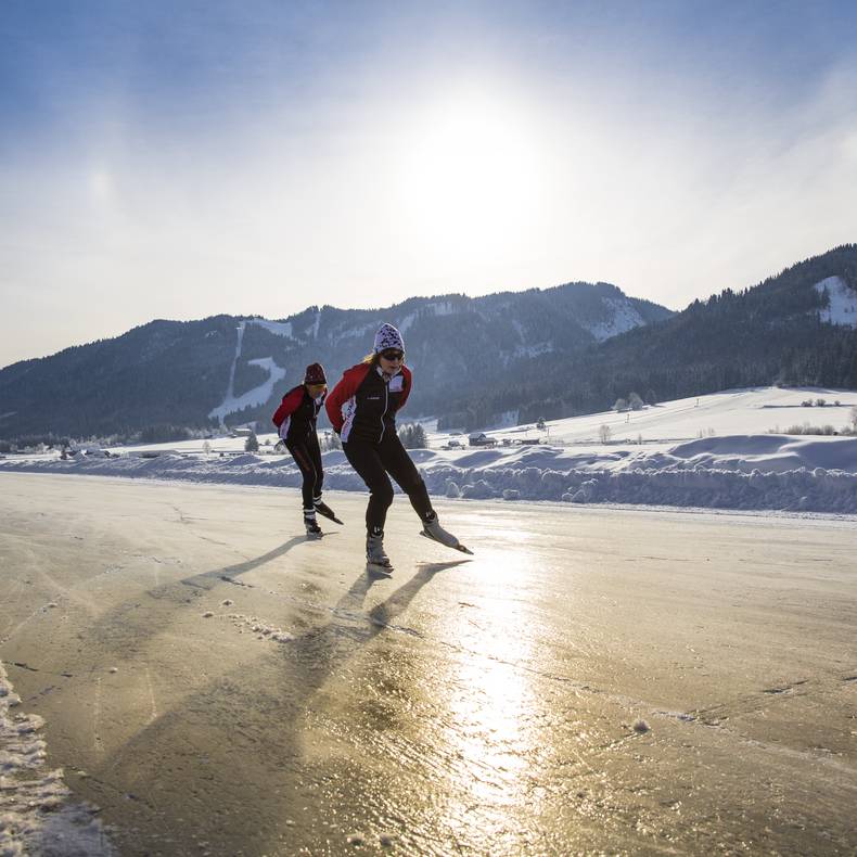 Weissensee - Eislaufen