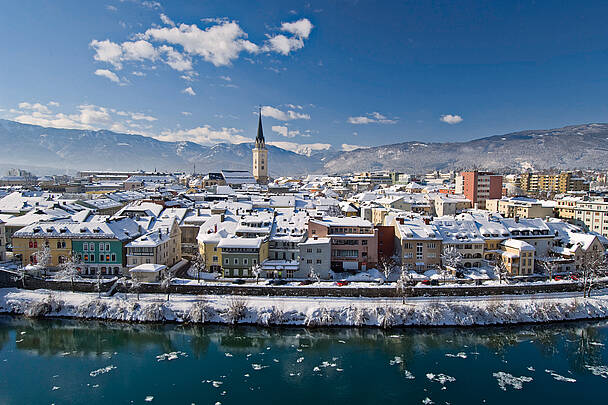 Villach im Schnee