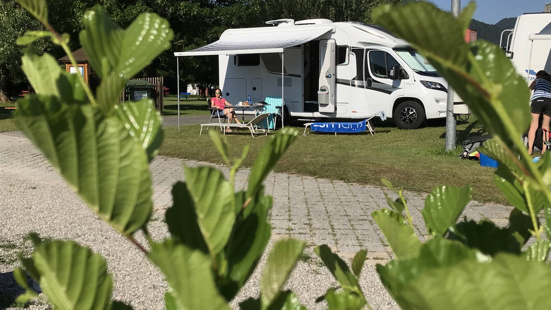 <p>Urlaub im Wohnmobil von Ute Zaworka, Camping Bad Ossiacher See</p>