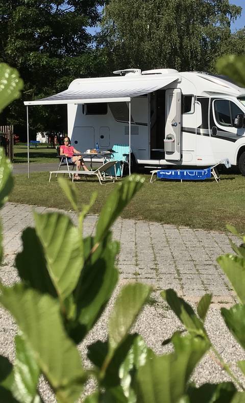 <p>Urlaub im Wohnmobil von Ute Zaworka, Camping Bad Ossiacher See</p>