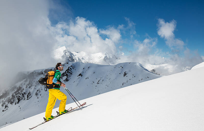 Skitourengenuss am Goldeck