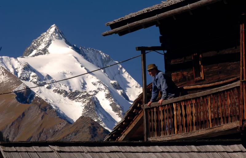 Heiligenblut mit Blick auf den Grossglockner