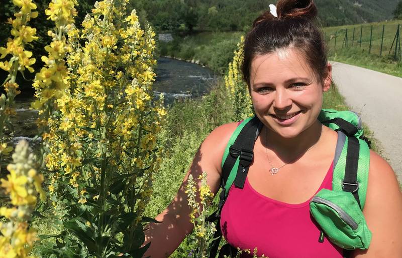 <p>Urlaub im Wohnmobil von Ute Zaworka, Kräuterwanderung im Maltatal mit Caroline</p>