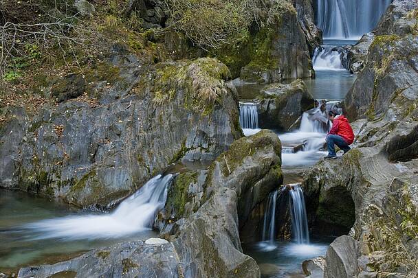 Obervellach mit der Groppensteinschlucht in der Nationalpark-Region Hohe Tauern