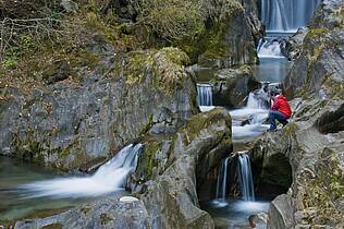 Obervellach mit der Groppensteinschlucht in der Nationalpark-Region Hohe Tauern