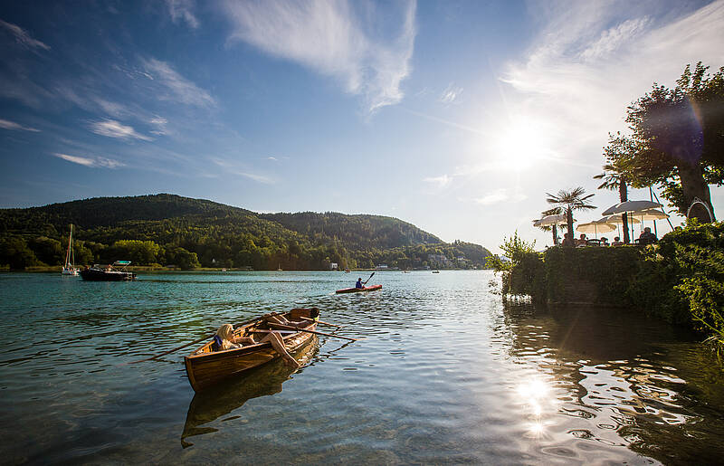 Ruderboot am Wörthersee