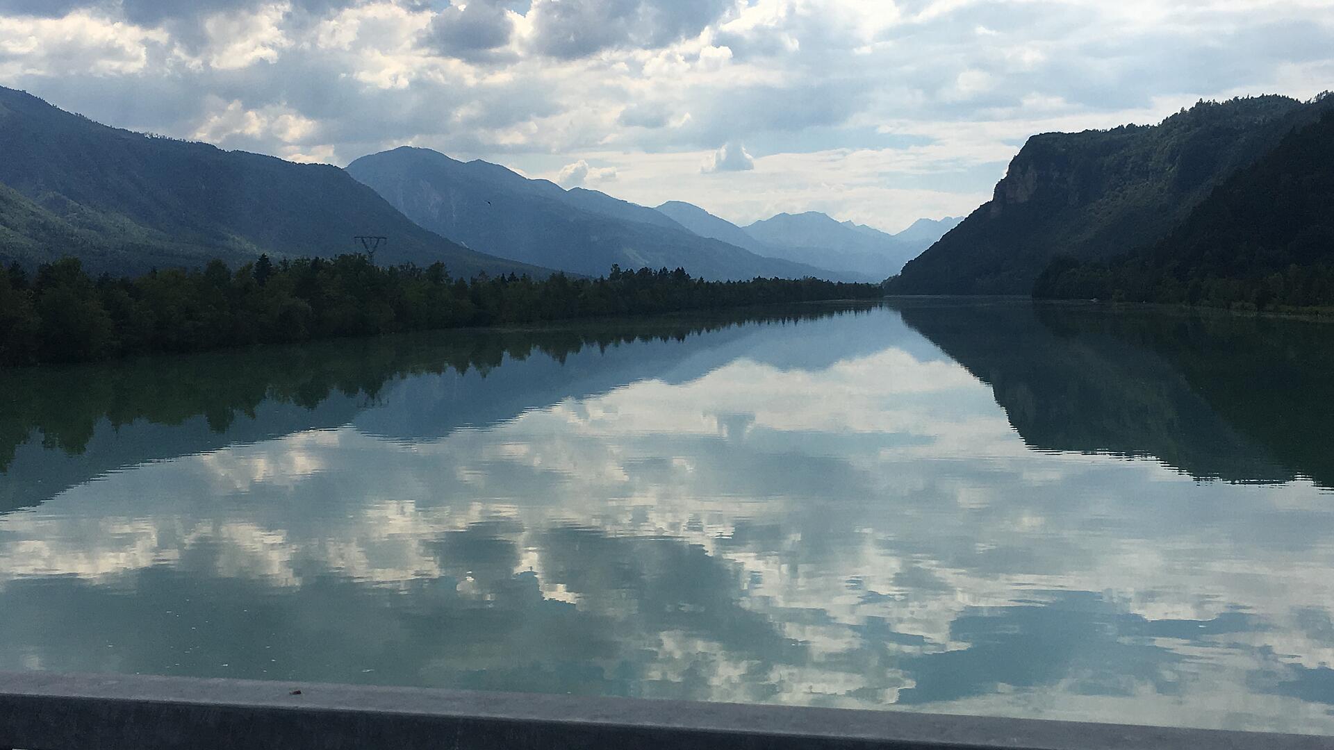 <p>Urlaub im Wohnmobil von Ute Zaworka, Camping Rosental Rožm Radfahren am Drauradweg</p>