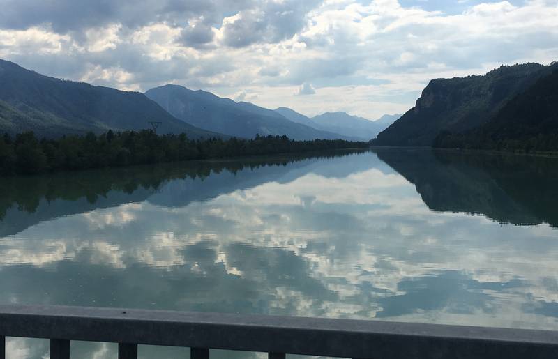 <p>Urlaub im Wohnmobil von Ute Zaworka, Camping Rosental Rožm Radfahren am Drauradweg</p>