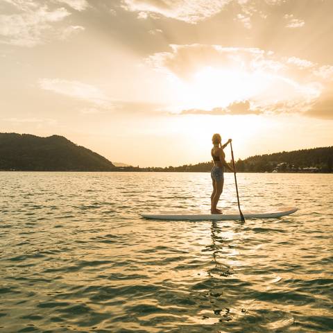 Klopeiner See Stand up Paddling