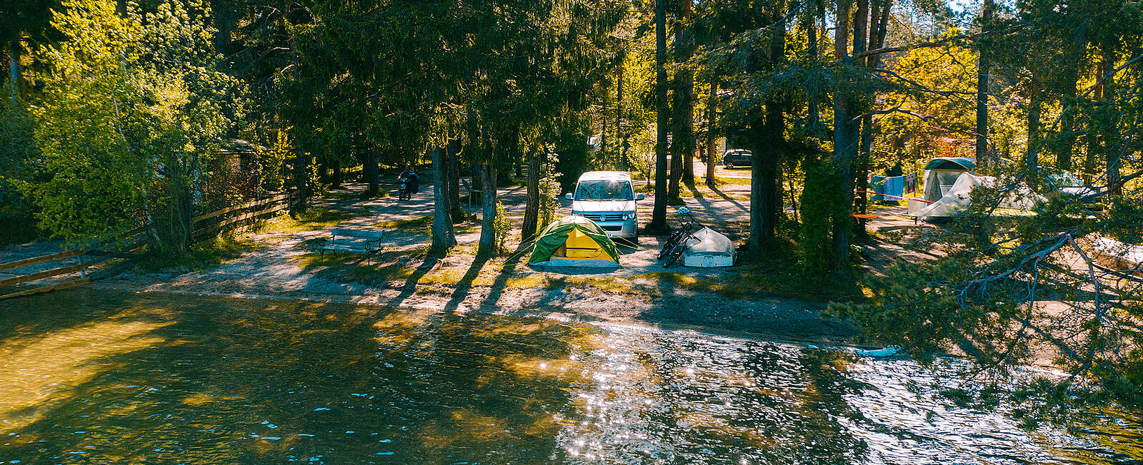 Camping Anderwald Basecamp Baumzelt