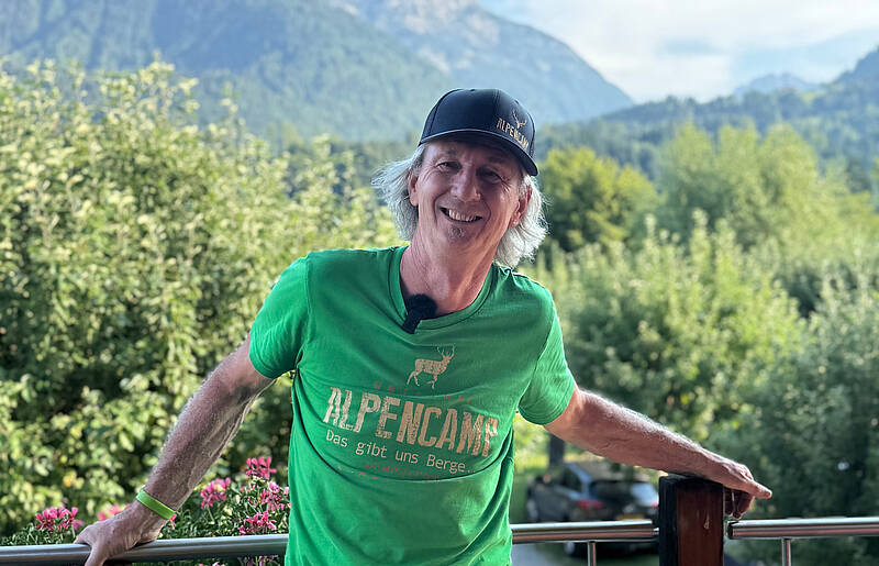 Leiter des Alpencamps Sepp Kolbitsch