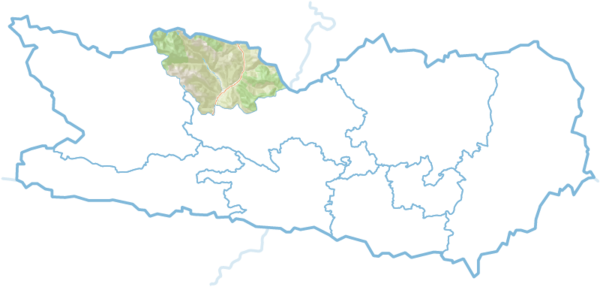 Lieser-Maltatal map