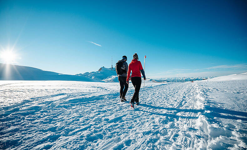 Villach Advent Winter Dobratsch Winterwandern