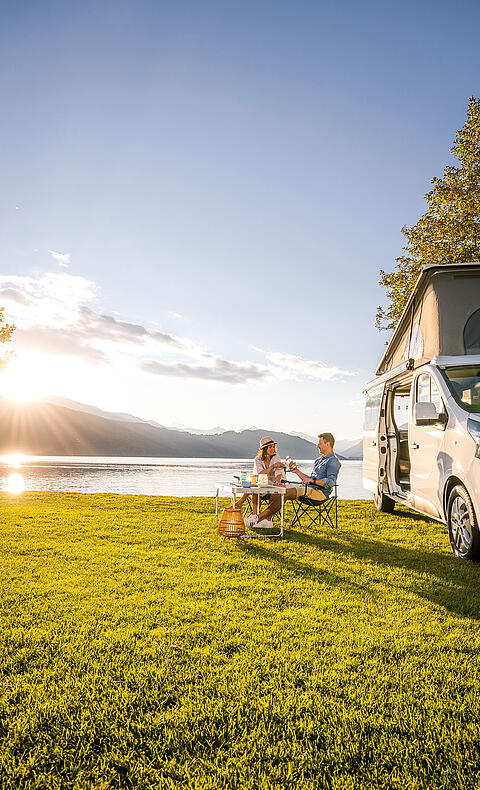 Camping am Millstaetter See mit Wohnmobil
