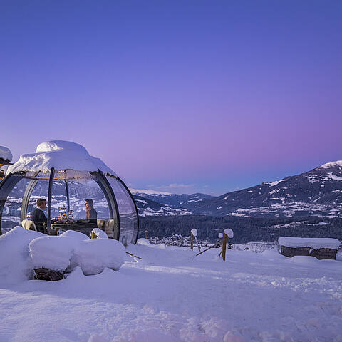Dinner Abendessen in der Glaskuppel MBN
