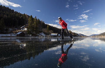 Auf de Kufen am Weissensee