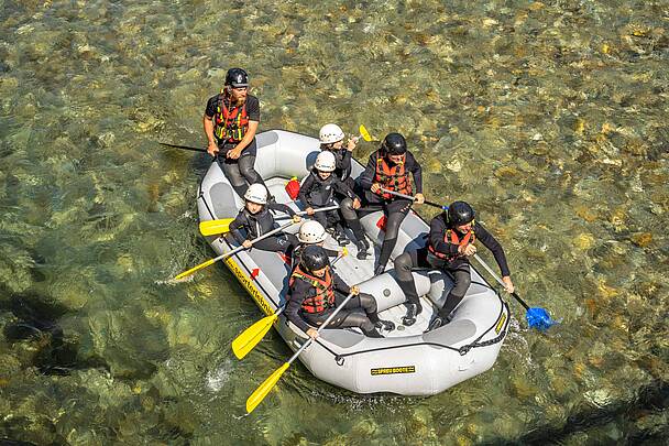 Wildwasserarena Flattach Wildwasser Rafting