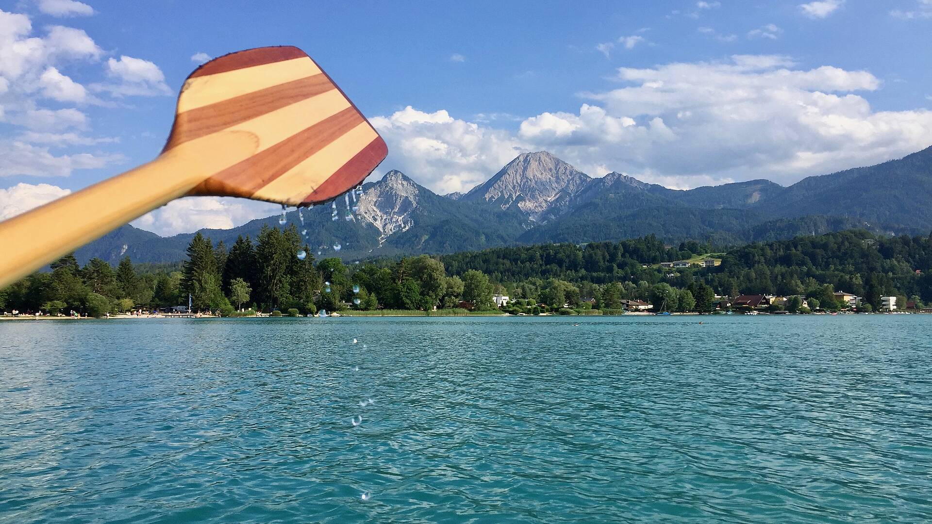 Mit dem Kajak am Faaker See unterwegs