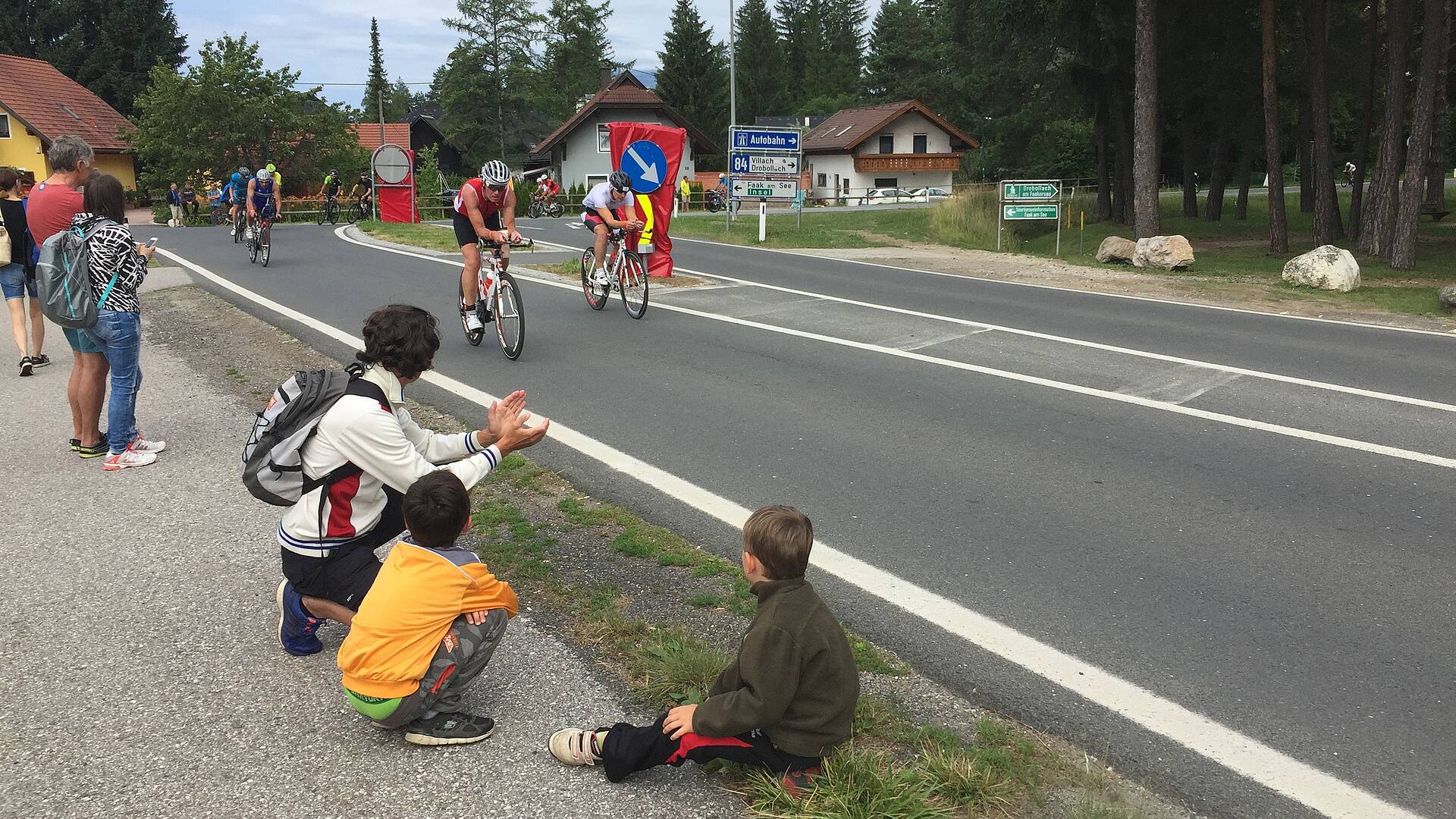 An der Ironman-Radstrecke