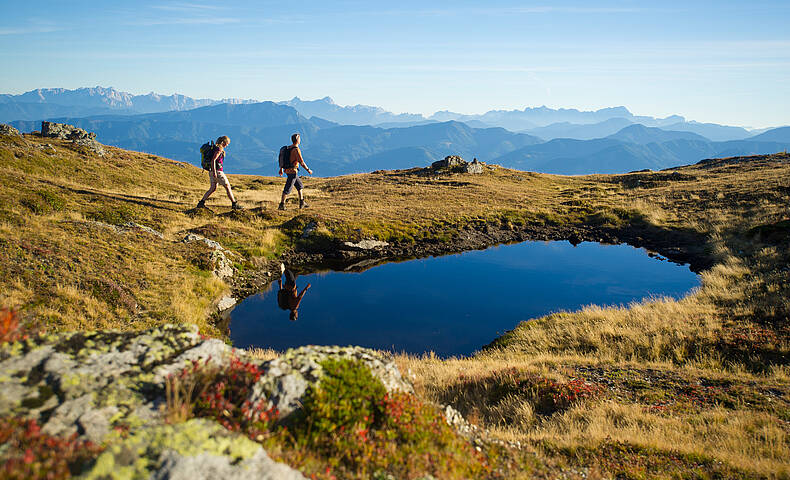 Wandern auf der Millstaetter Alpe