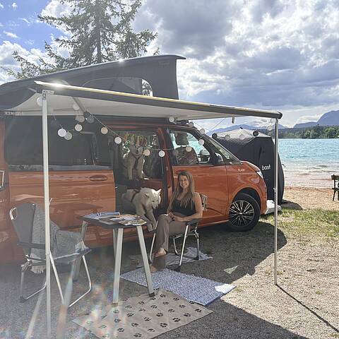 Ulli Eder mit dem VW California von myvanture