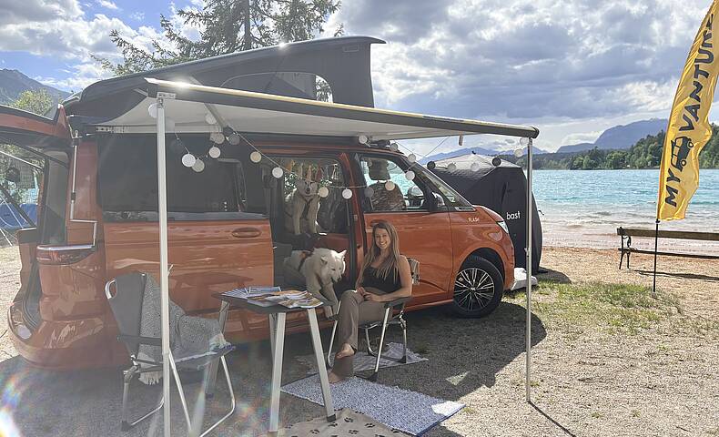 Ulli Eder mit dem VW California von myvanture