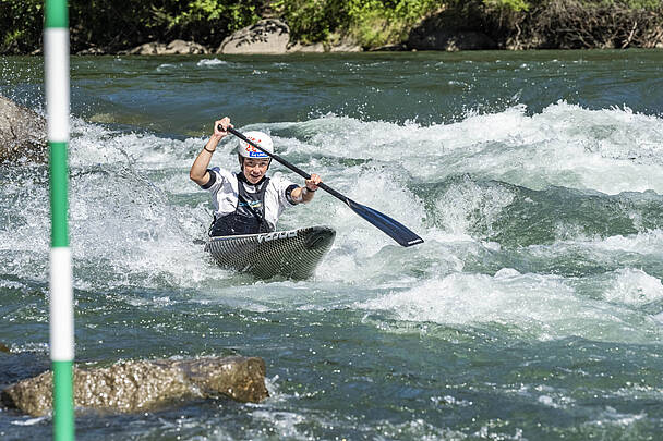 Wildwasserarena Flattach Wildwasser Kajak